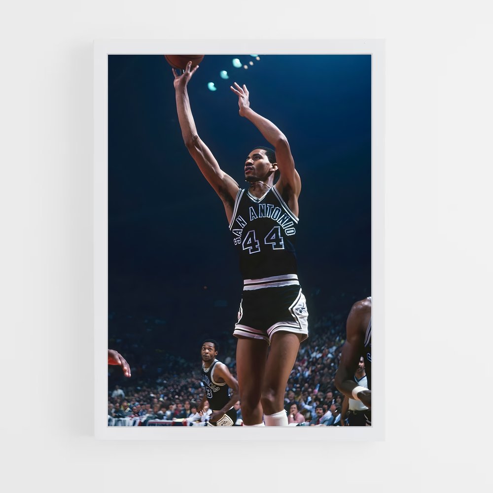 Poster George gervin – affiche Basketball (vue 3)